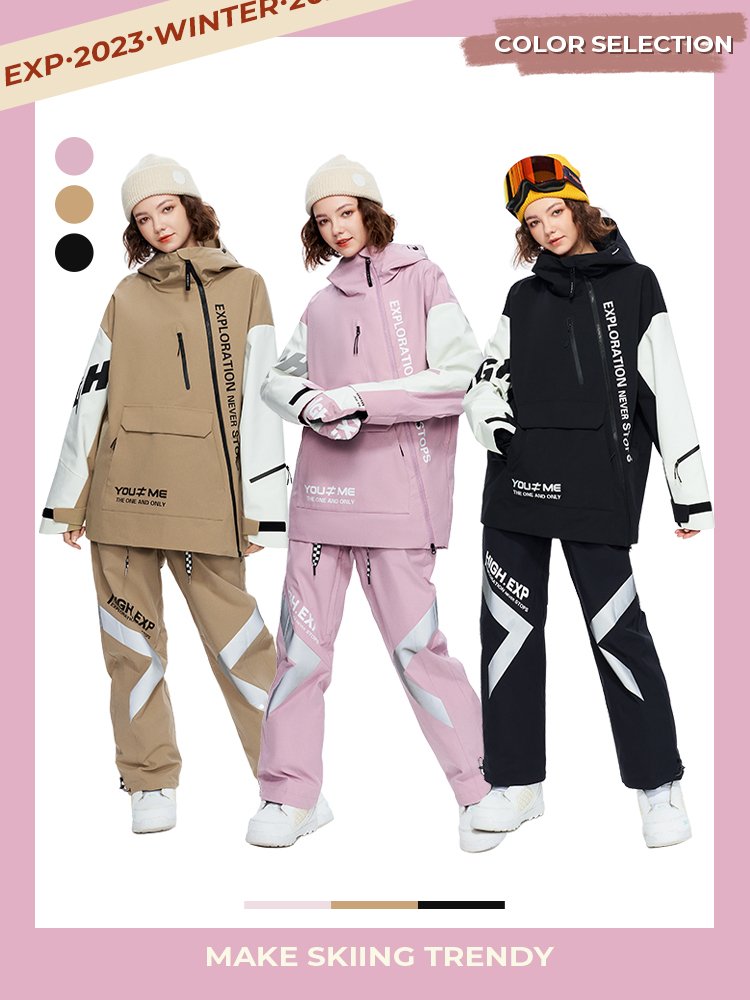 Up to 2023, a new ski suit for a girl with a water-proof plan