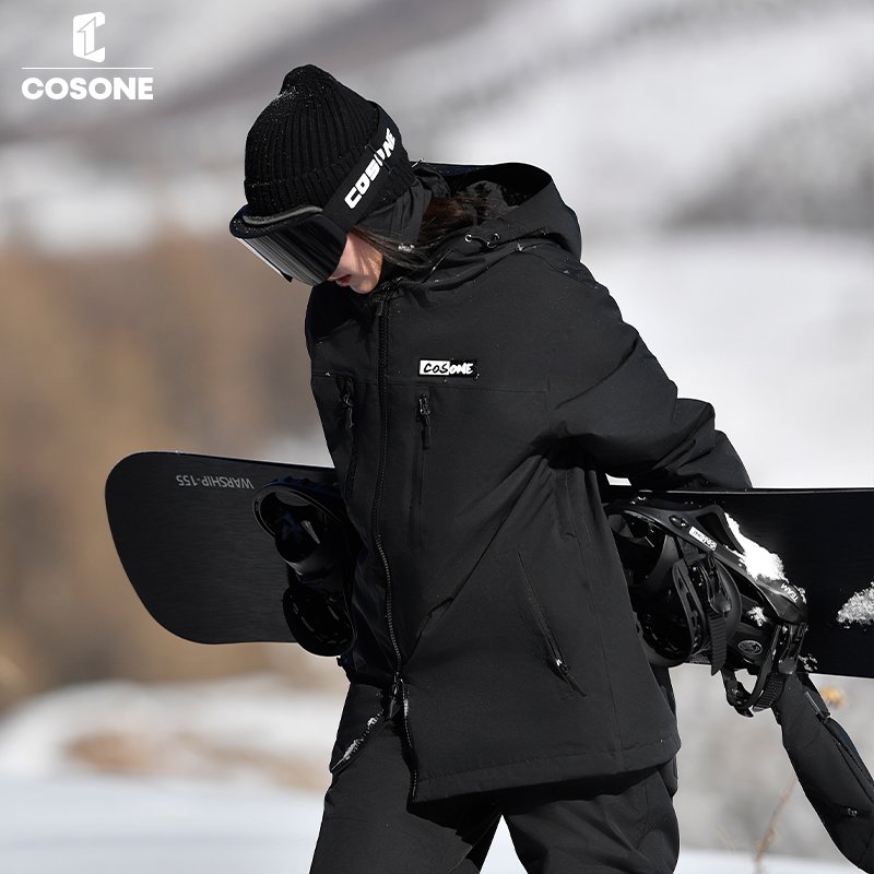 COSONE'S GIRL-SKINNER, DOUBLE-SKINNED SKI JACKET, WINDPROOF, WATERPROOF SKI SUIT