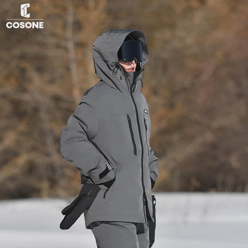 COSONE'S GIRL-SKINNER, DOUBLE-SKINNED SKI JACKET, WINDPROOF, WATERPROOF SKI SUIT