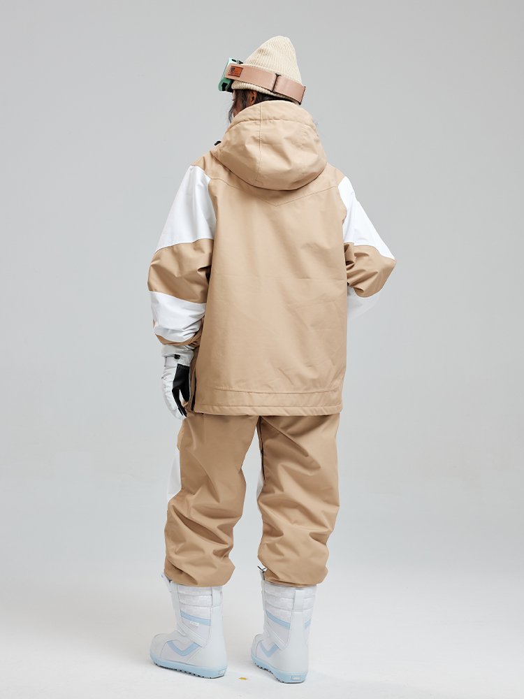 Coldelement ski suit, double-board waterproof outdoor ski hoodie
