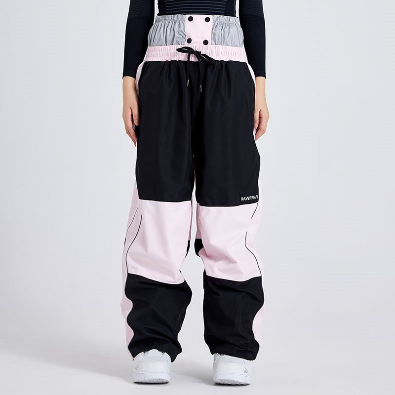 2024 new ski shorts for women with thick heater sheets for waterproof and windproof snowpants