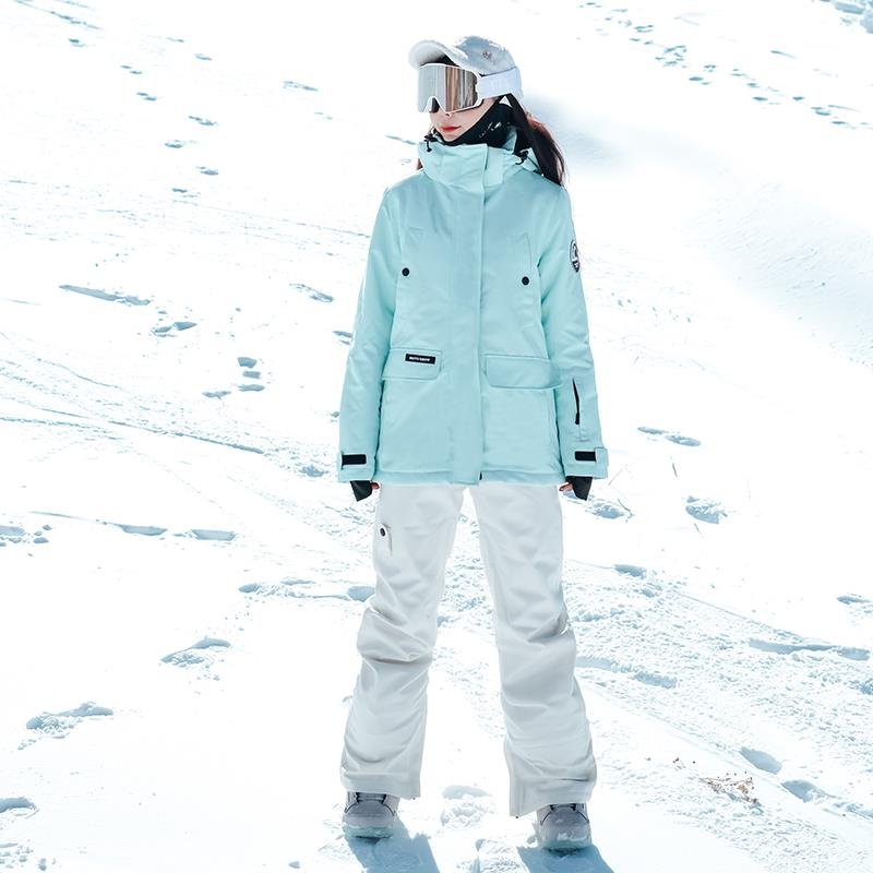 New skating suit for women, one-on-one winter wind and waterproof outdoors, with a thick skating suit for men and women