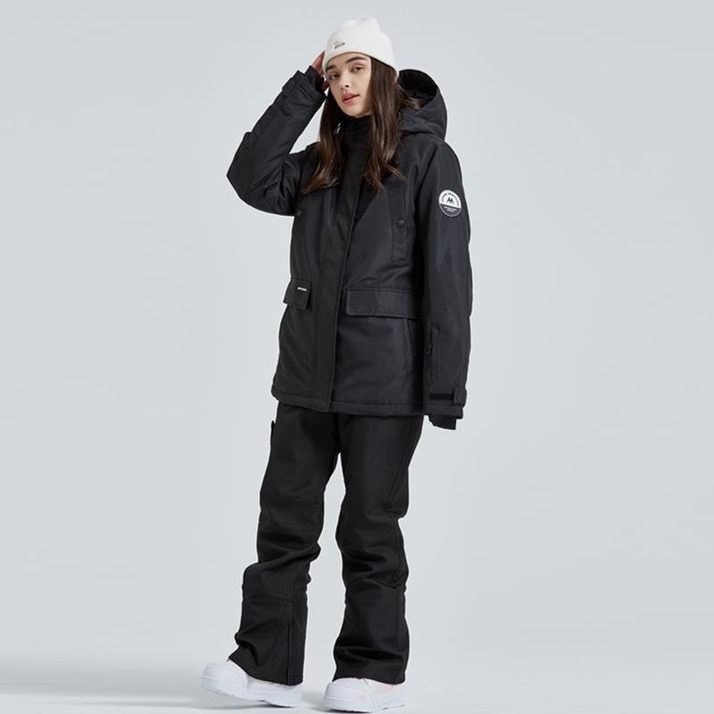 New skating suit for women, one-on-one winter wind and waterproof outdoors, with a thick skating suit for men and women