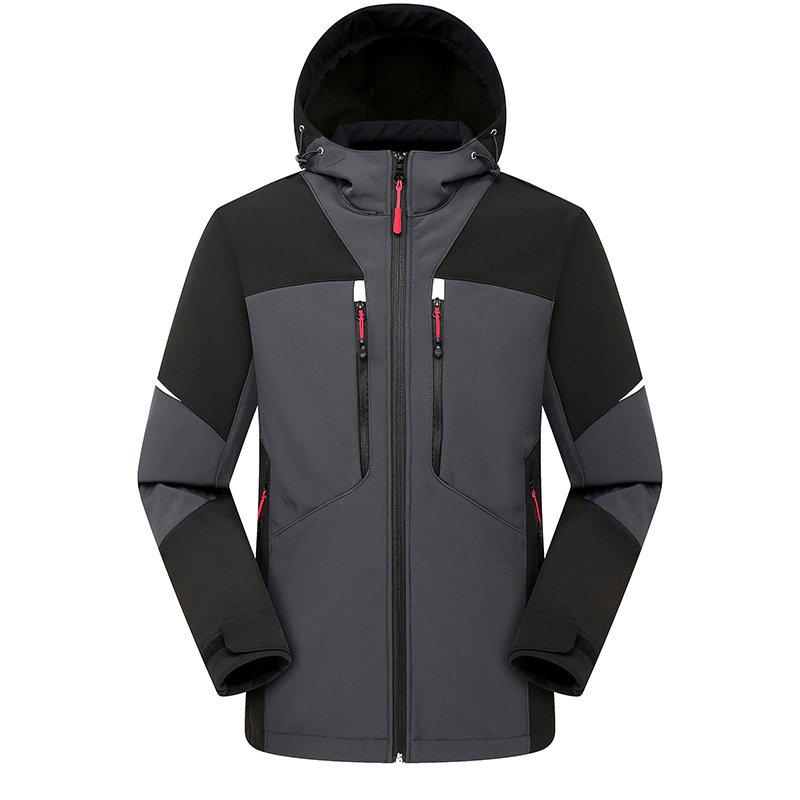 The Euphoria hangar fit for a winter sports outdoor soft-shell-skinned man riding on a fish-fishing hat and skiing against wind and water
