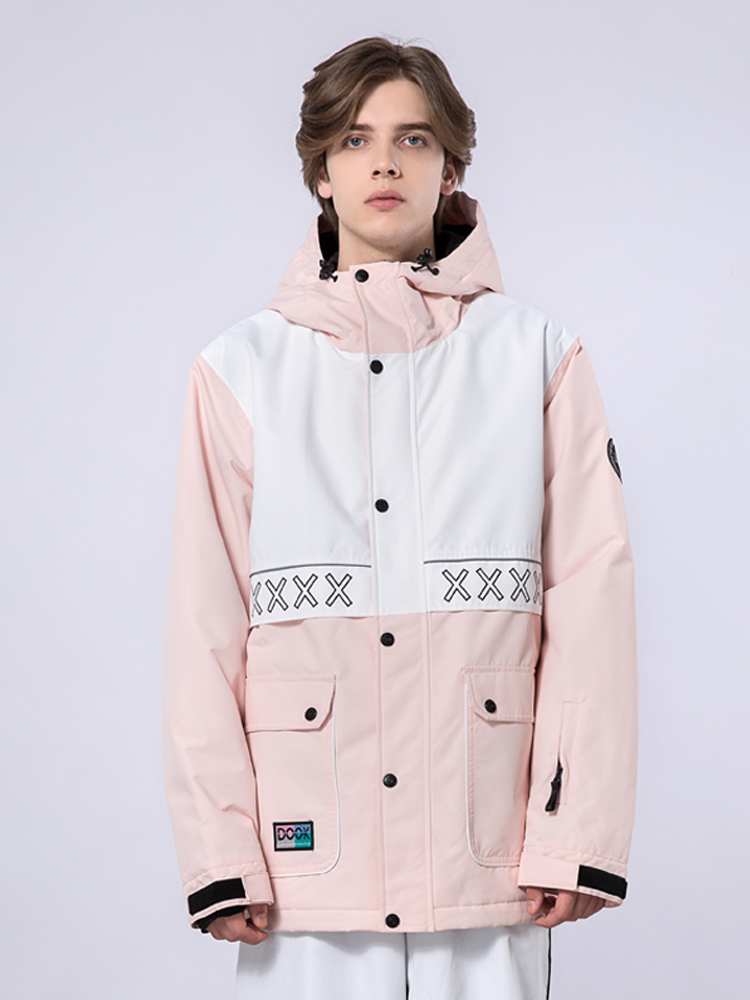 2024 new ski suit for men and women, double-skinned, wind-proof, warm-up couples, ski shirts