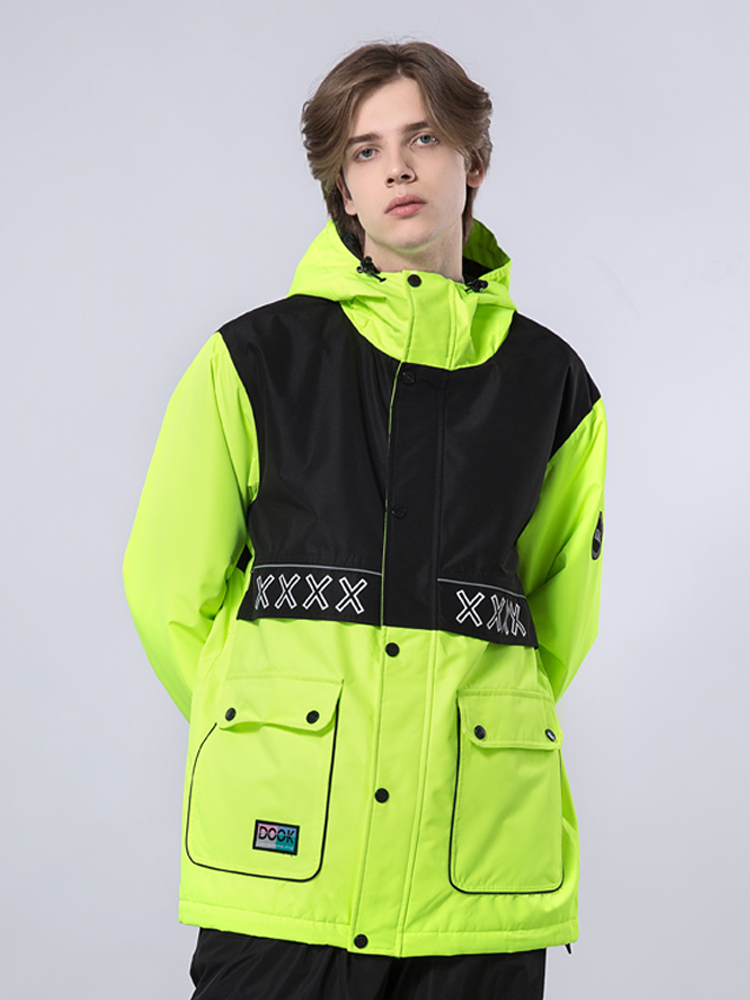 2024 new ski suit for men and women, double-skinned, wind-proof, warm-up couples, ski shirts