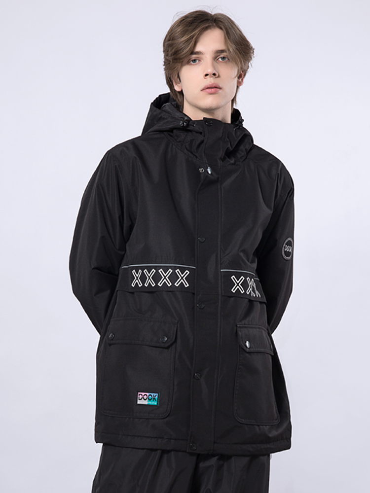 2024 new ski suit for men and women, double-skinned, wind-proof, warm-up couples, ski shirts
