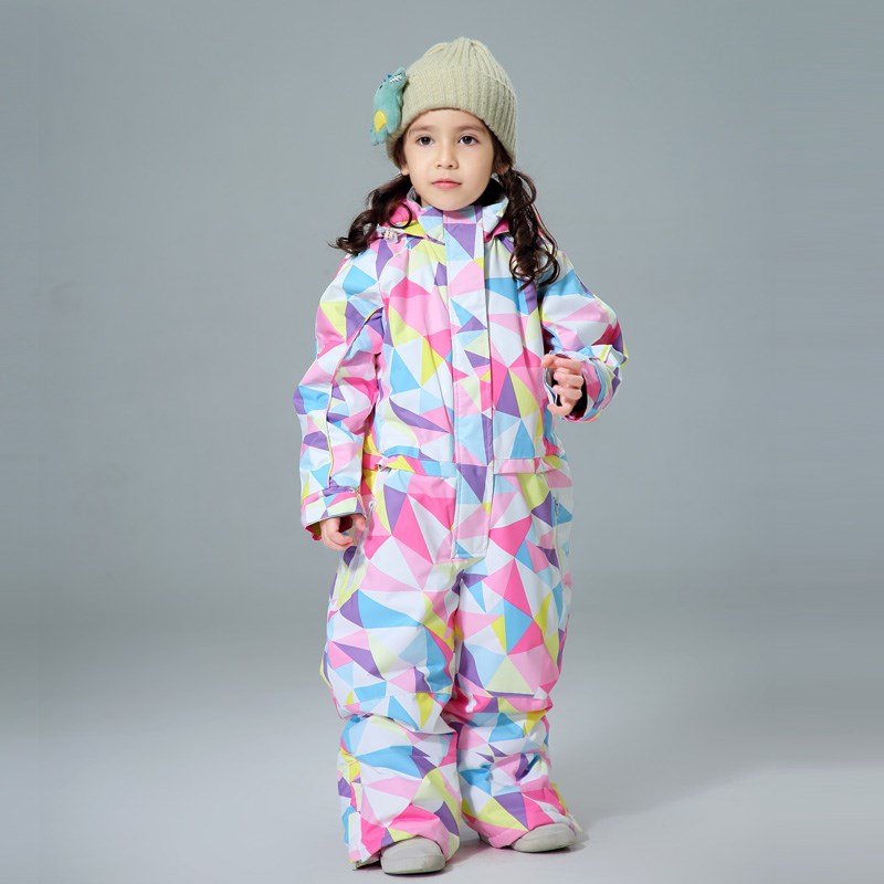 children ' s skiing suitsd girls and boys with outdoor water protection and velvet baby ski equipment for winter