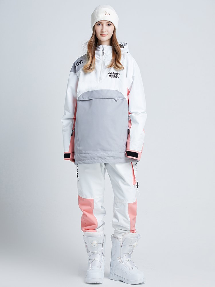 2024 new ski suit for women, double-board outdoor waterproof and windproof ski pants, winter