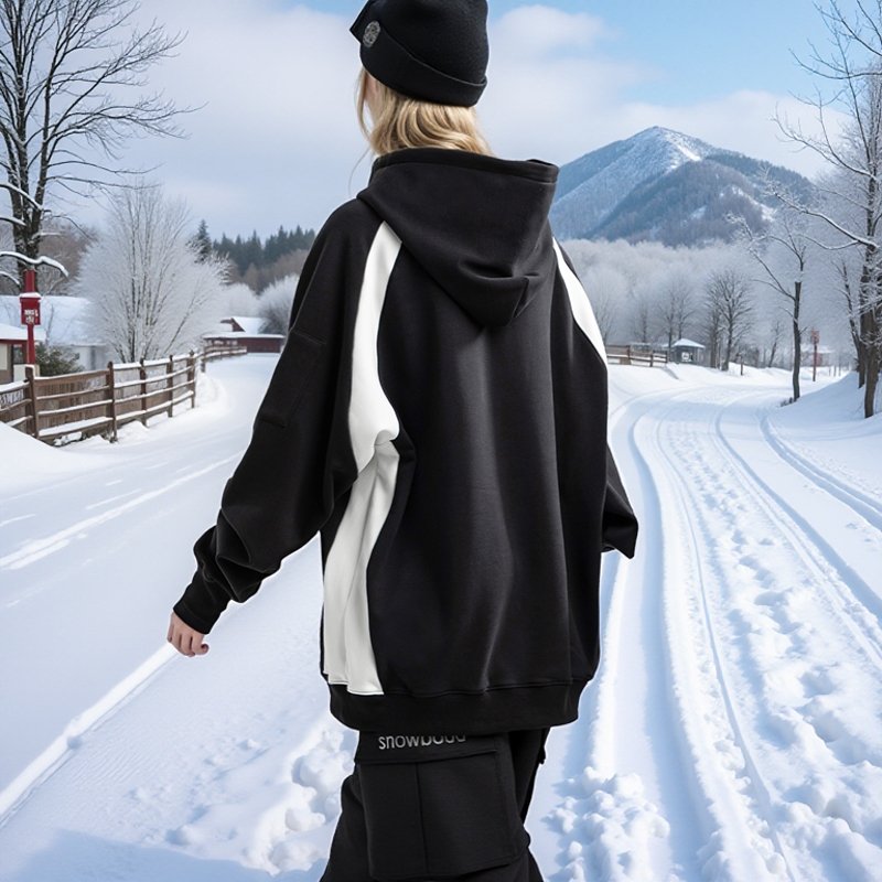 Waterproof single-board skating suit with velvet and a thicker, United States-based, outdoor-season double-boarded shirt