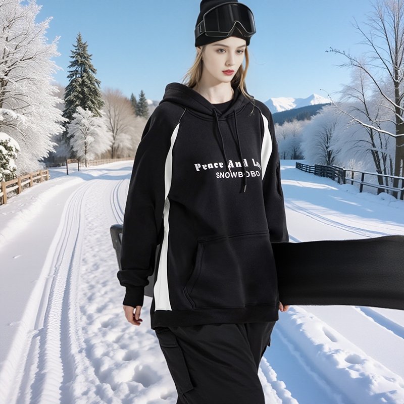 Waterproof single-board skating suit with velvet and a thicker, United States-based, outdoor-season double-boarded shirt