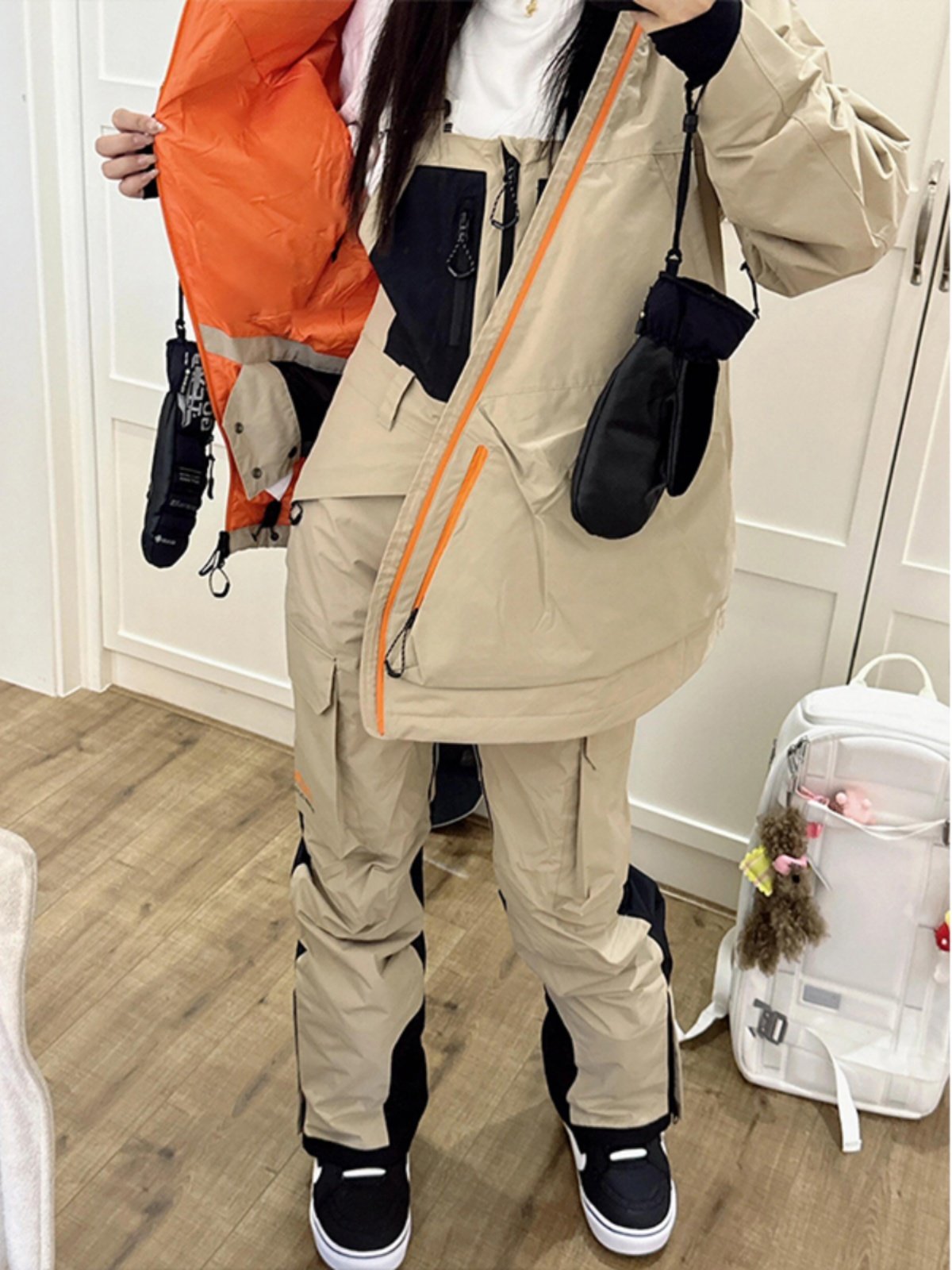 FYUT OUTDOOR SKI SUIT, WATERPROOF AND AIRPROOF COAT, 2024 AUTUMN WINTER, NEW MEN AND WOMEN SKIING BACKWEAR