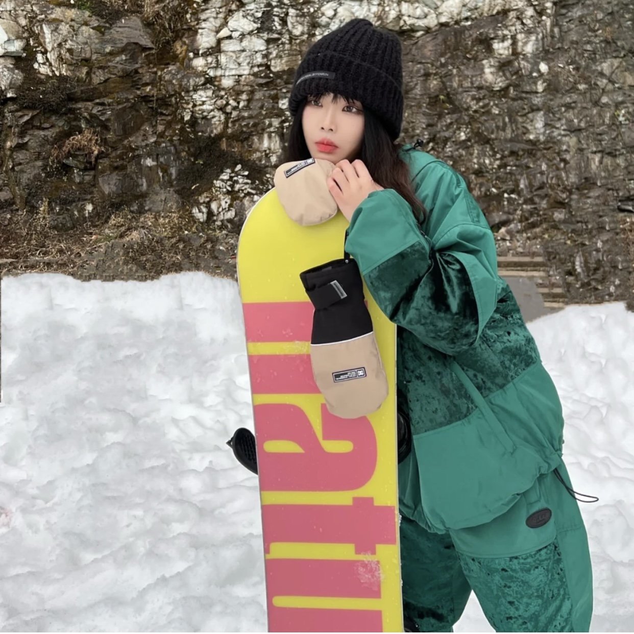 QLEO SKI SUIT, SKI PANTS SUIT, WINDPROOF M/XL