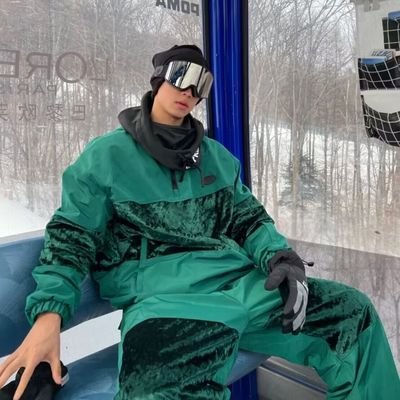 QLEO SKI SUIT, SKI PANTS SUIT, WINDPROOF M/XL