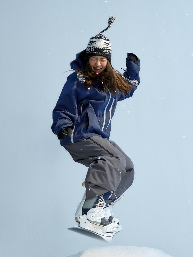 NAN'S SINGLE-SKINNED SKI SHORTS WITH A 3L FULL-PRESSURE 2024 NEW SKI SHORTS
