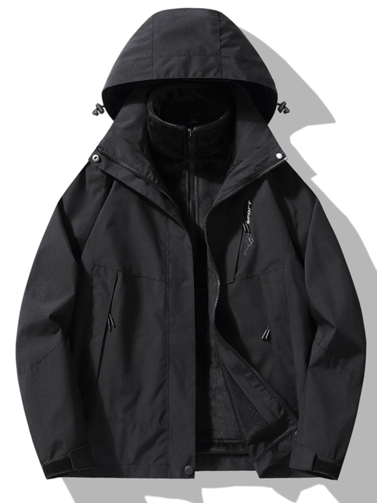 Andromeda's men and women in their spring and autumn coats with flair with 2024 new windproof shells