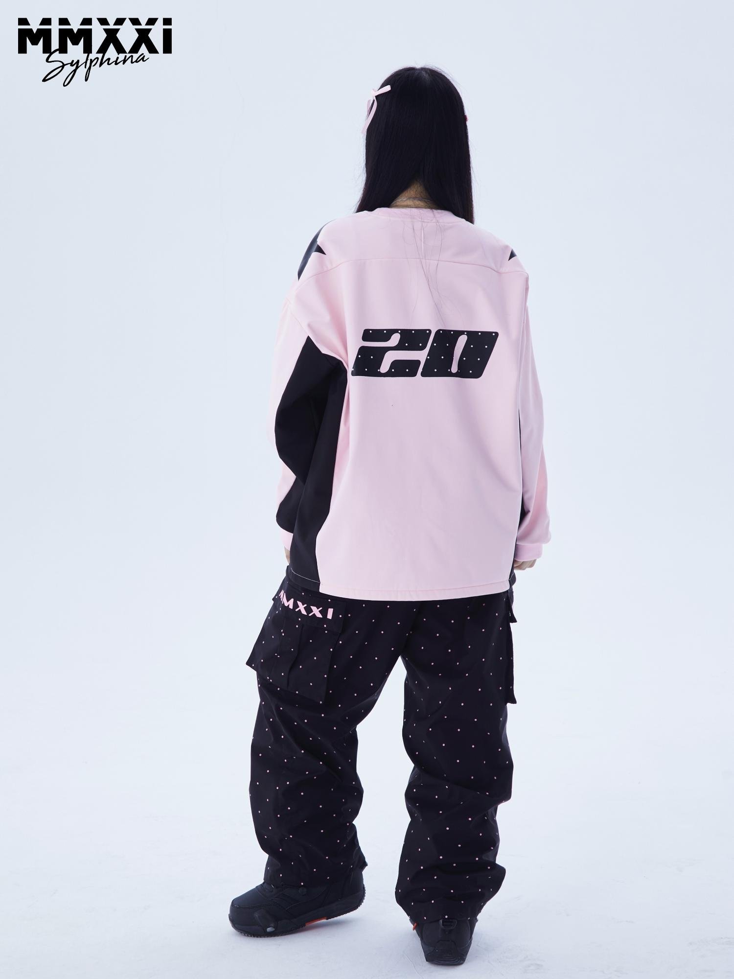 9/8 for the "Fancy Plan" pink ski suit, waterproof top and cute ski pants