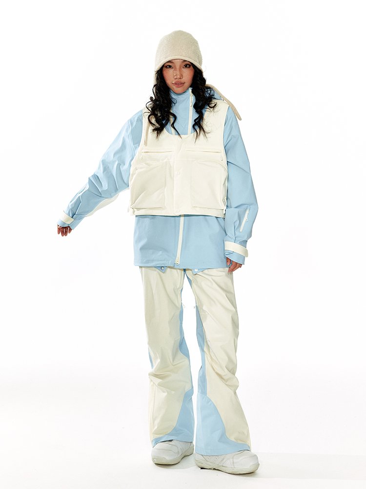LITAN, BLUE TWO-SKINNER WINDPROOF AND WATERPROOF SUIT