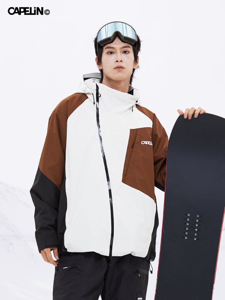 capelin's single-board ski suit is the same for men and women as a 2024 new specialty waterproofing suit