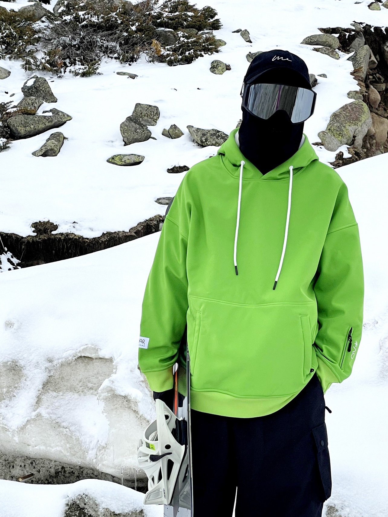 The new ski suit is waterproof. 20,000 men and women
