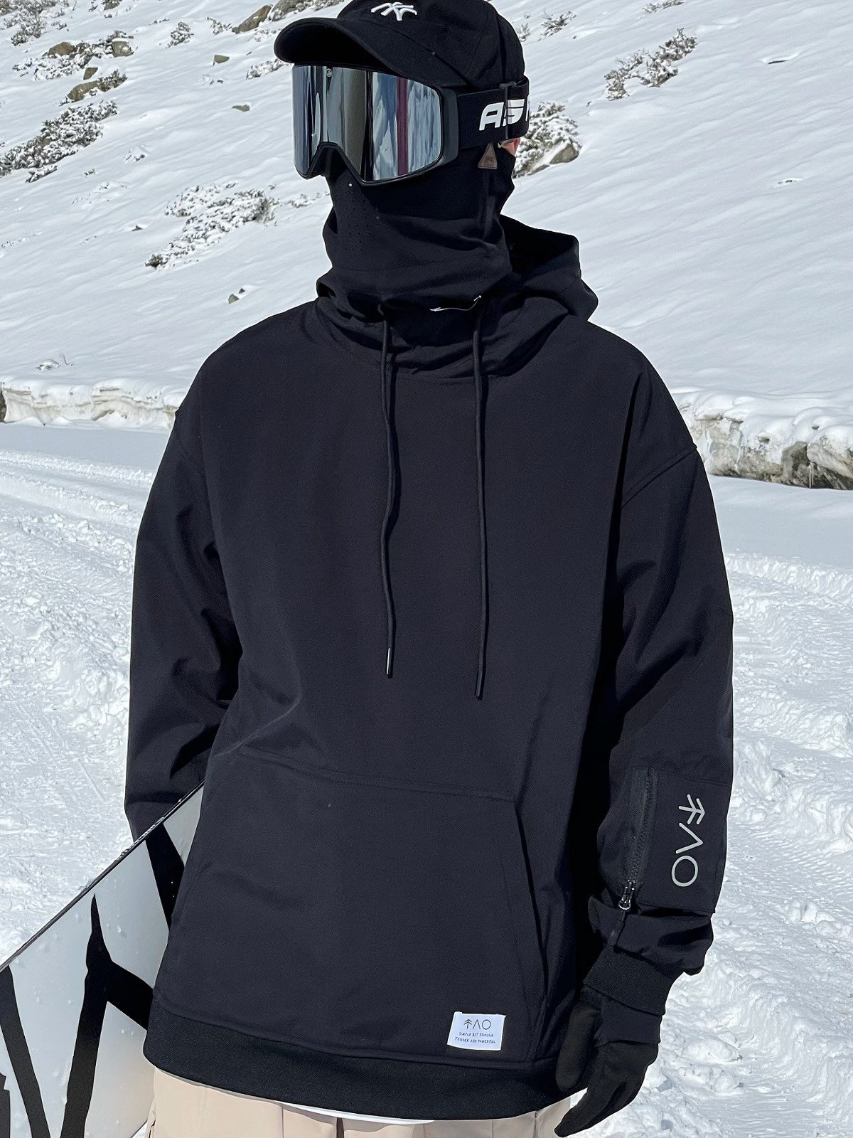 The new ski suit is waterproof. 20,000 men and women