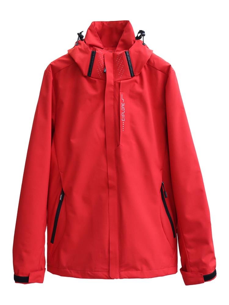 The man and the woman in the Philosophy couple's assault suit are one or two sets of waterproof and gas-proof hiking groups outside the autumn and winter