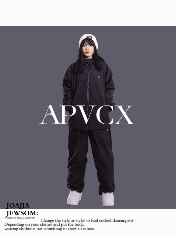 BLACK 3L WATERPROOF, WINDPROOF, HEATED, SKI COATS FULL OF GEL AND VELVET