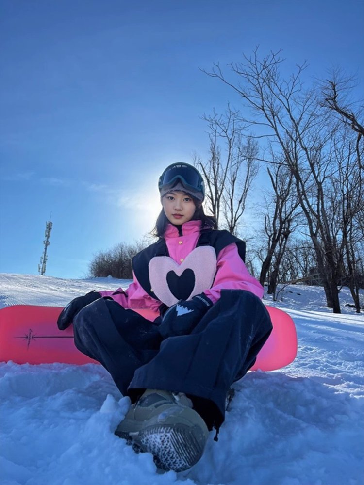 FYUT OUT-OF-THE-WIND SKI SUIT COAT GIRL 2023, NEW WINTER CHUTE DESIGN WATERPROOF AND WINDPROOF