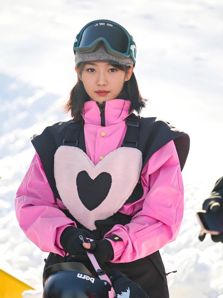 FYUT OUT-OF-THE-WIND SKI SUIT COAT GIRL 2023, NEW WINTER CHUTE DESIGN WATERPROOF AND WINDPROOF