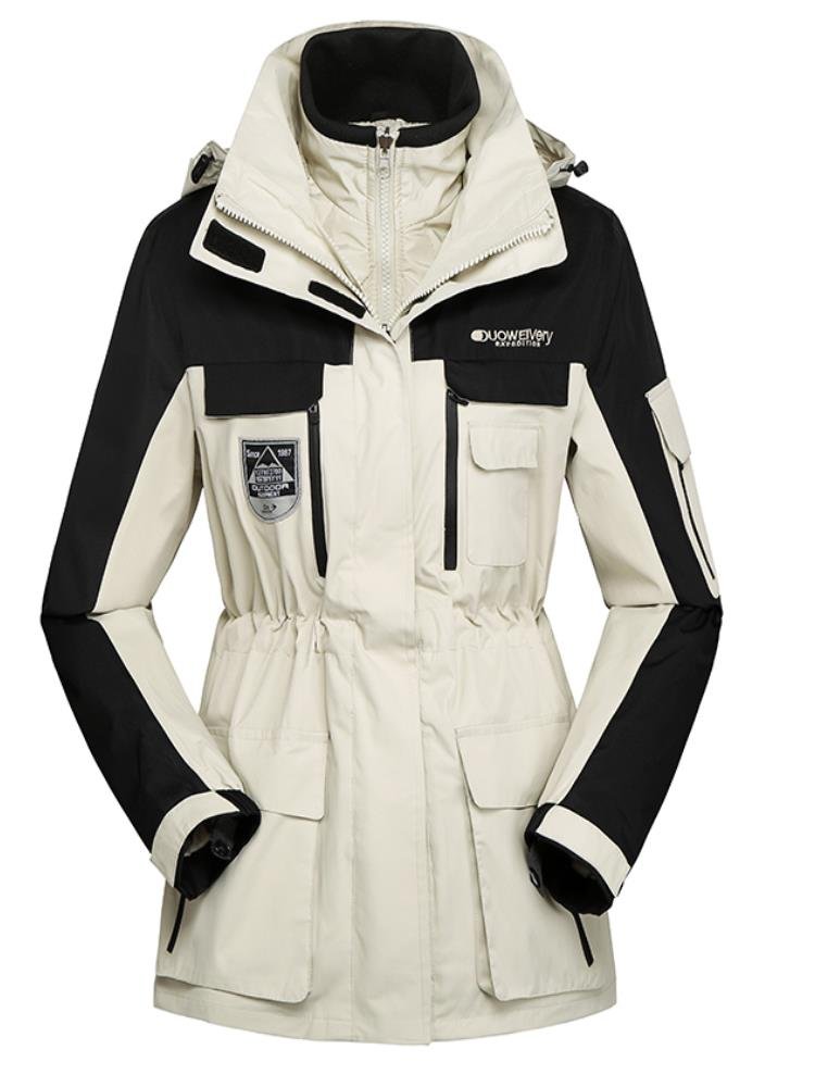 Semirson's Tweedy-Standing Korea Triple removes two waterproof ski suits