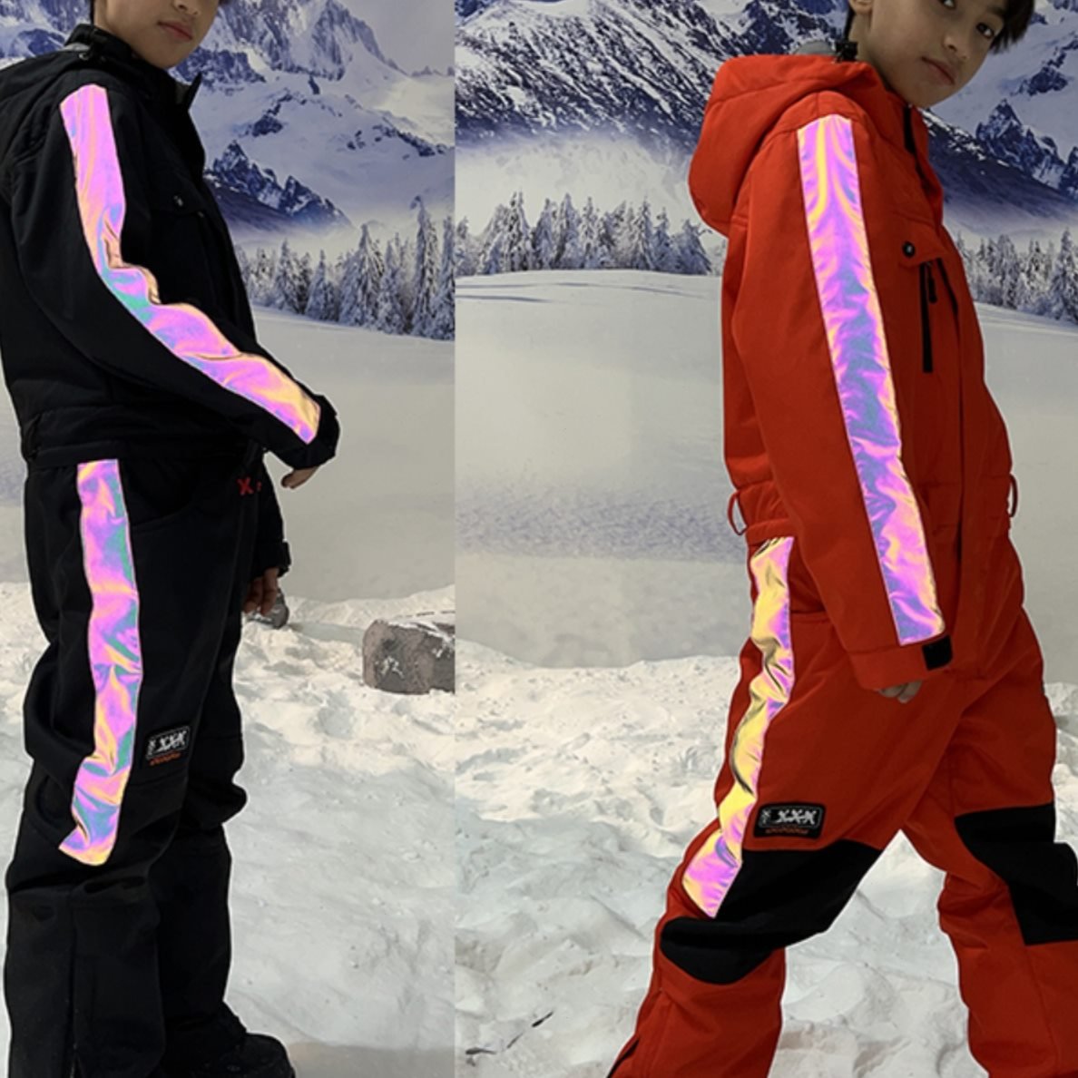 XXXsnow new XXXsnow with cotton children's skiing suit and SWAT children's waterproof 15K ski clothes, men and women