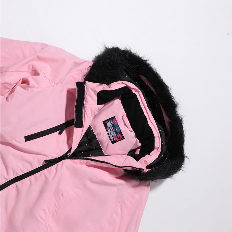 New Skigirl Girl in a single double-board, big boy warm-and-wind-proof family, skating coat