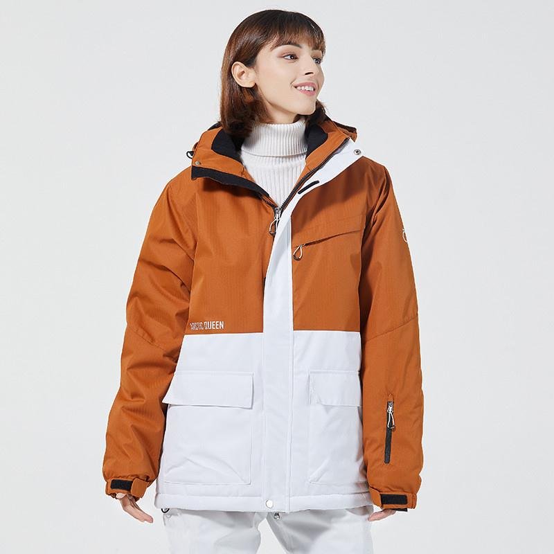A new ski suit for a Korean girl