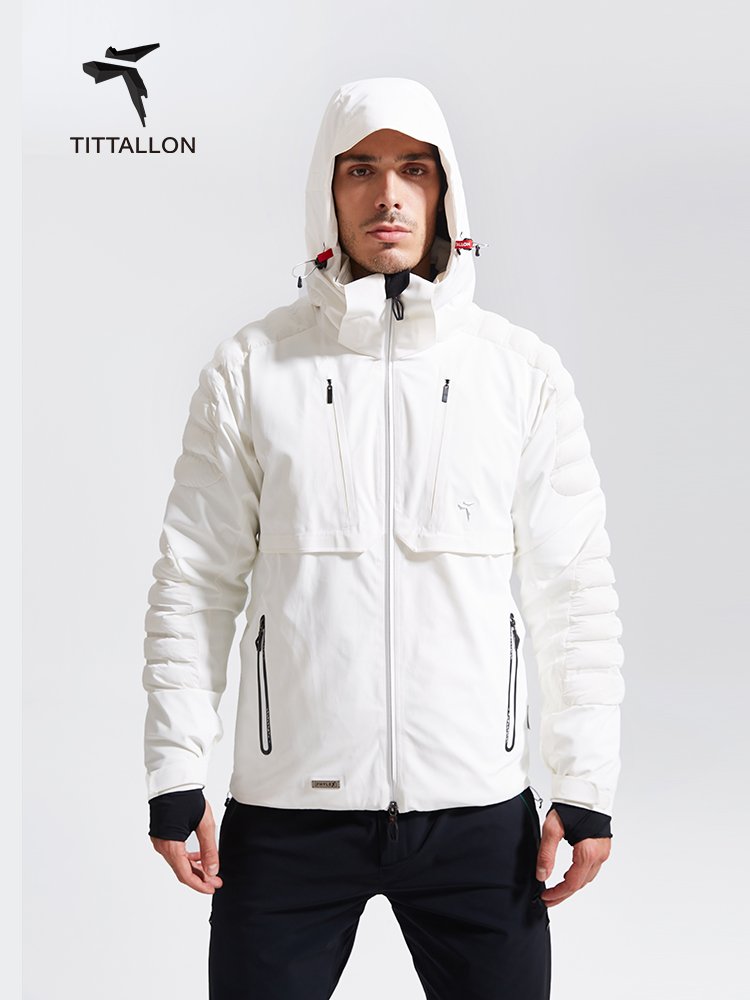 Tittallon's men's skating suit, winter velvet, windproof and waterproof, and thick double slabs