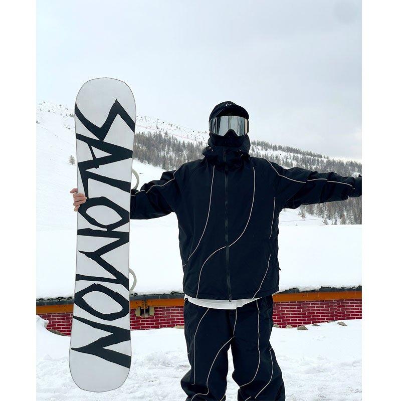 3M anti-photo and wind-resistant ski kit with oversize ski suit