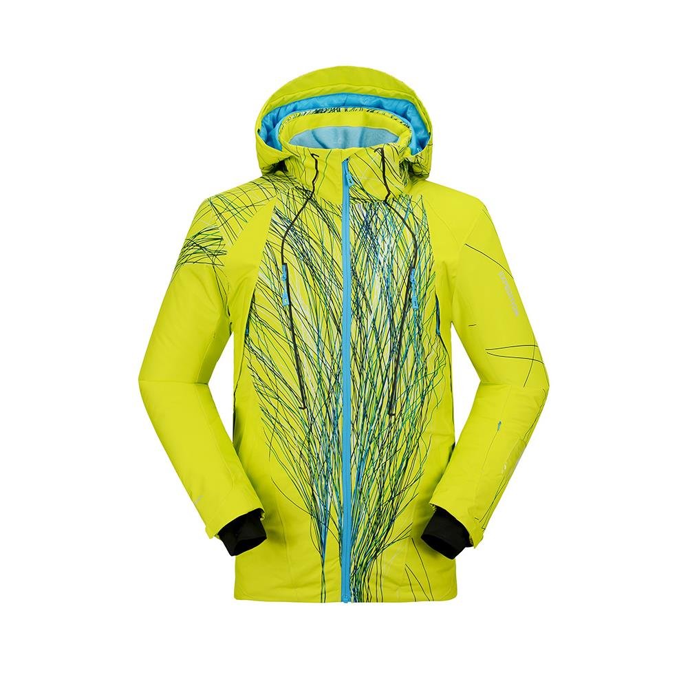 Bosh and the men and women in the cold ski suit are wearing a two-board cotton jacket