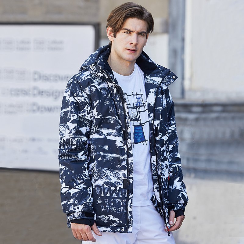 A new 2024 ski suit for a man with a waterproof suit