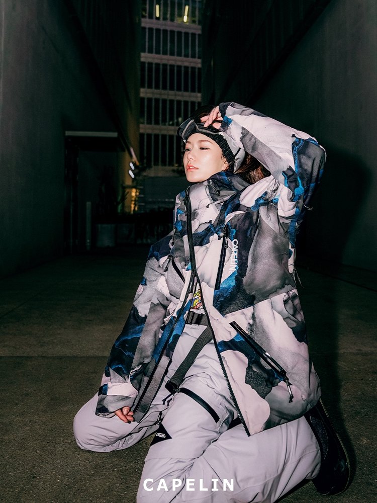 skisuits for men and women with a single plate of fragrance-proof, draught-proof, wet-water-proof coats 2024