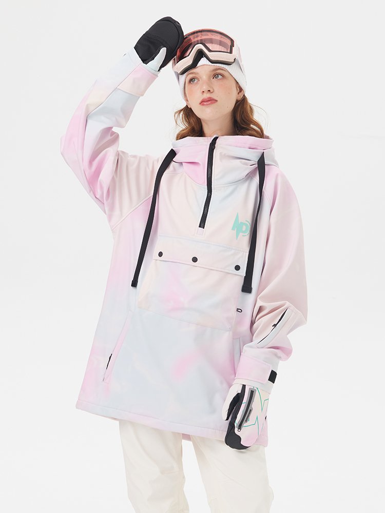 Nobaday autumn and winter new men and women with a single ski suit with a waterproof, gas-proof hoodie to keep warm