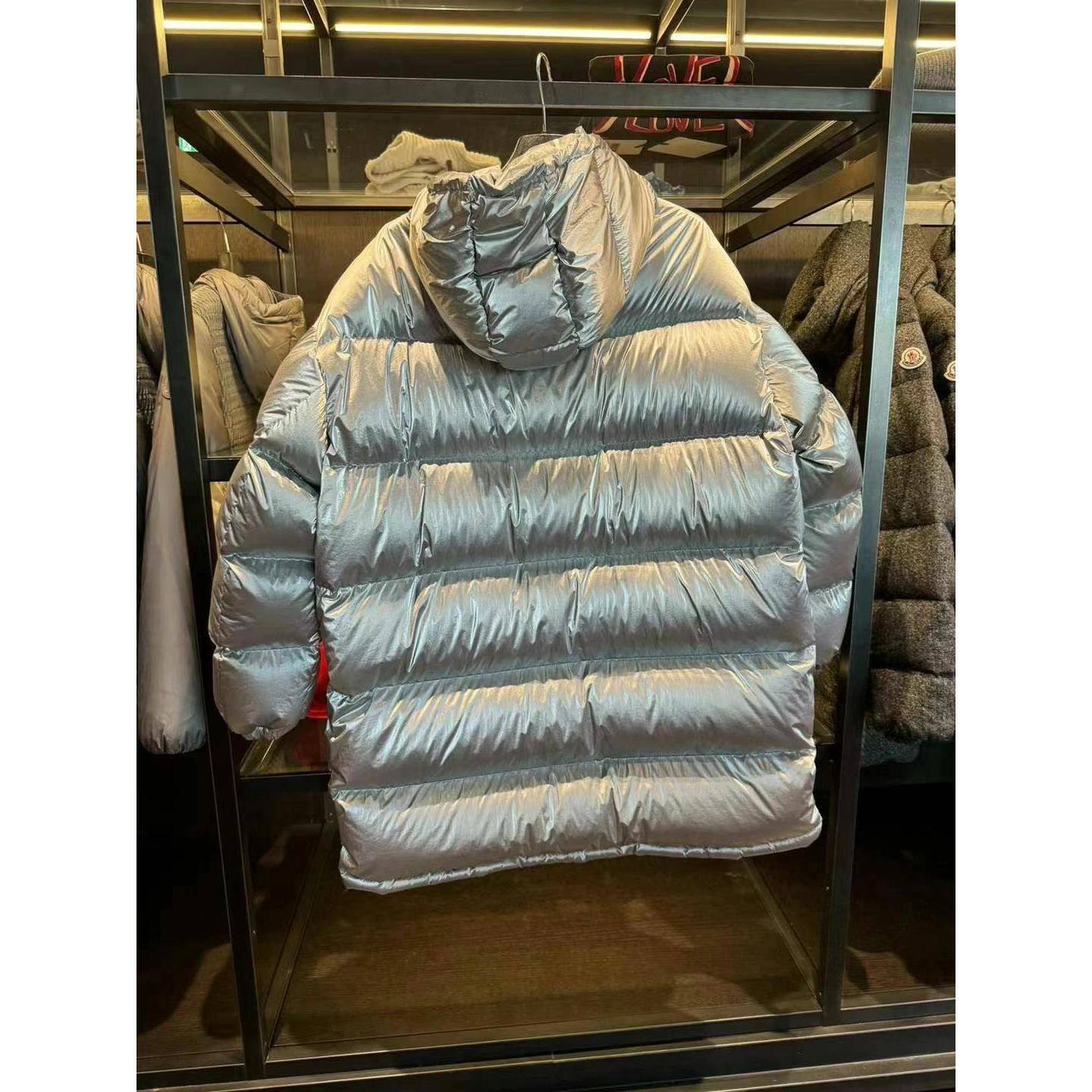 Moncler/Scrambling Gaou-scratch hoodie, long-term lady's coat