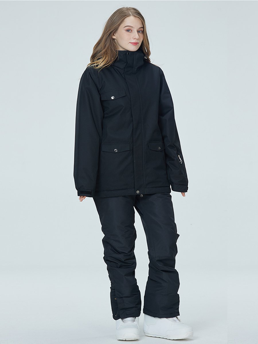 Winter single-board skating suit for a couple who's out-of-door wind and waterproof and two-board skating women