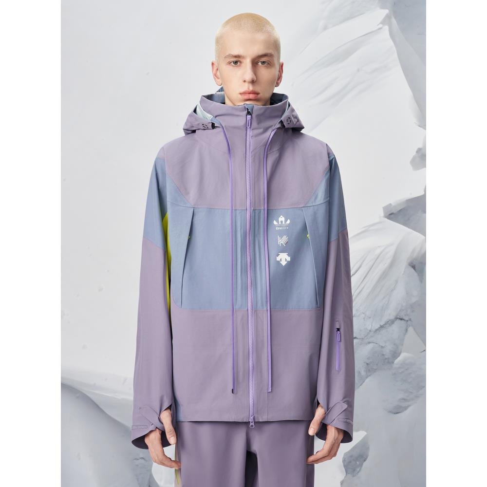 Disant dessente x KAZUKI Designer Co-Men and Men Pinker Slate Double-Slate Skiker