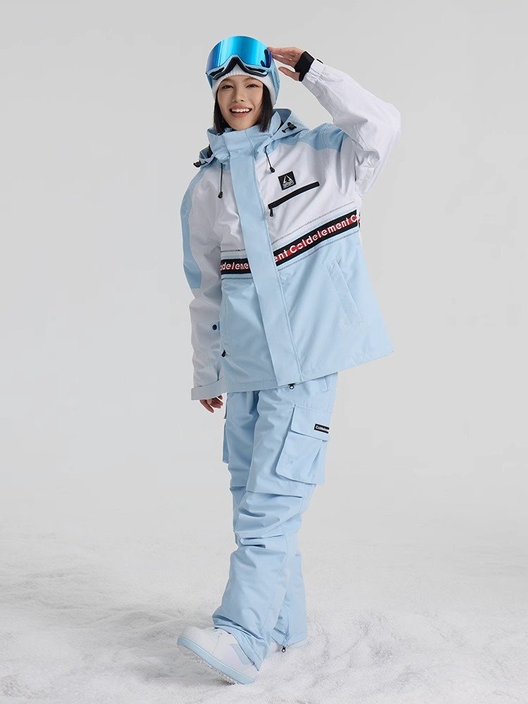 Cold-Element Ski suit for a professional grinder-skinned double-skinned, waterproof and windproof skiing equipment