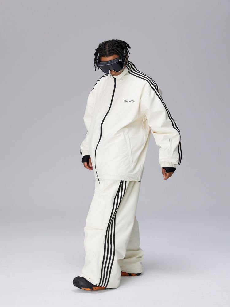 CHILLWHITE2 MALE AND FEMALE SKI SUIT SPECIALIZING IN WATERPROOF OUTDOOR UPGRADES