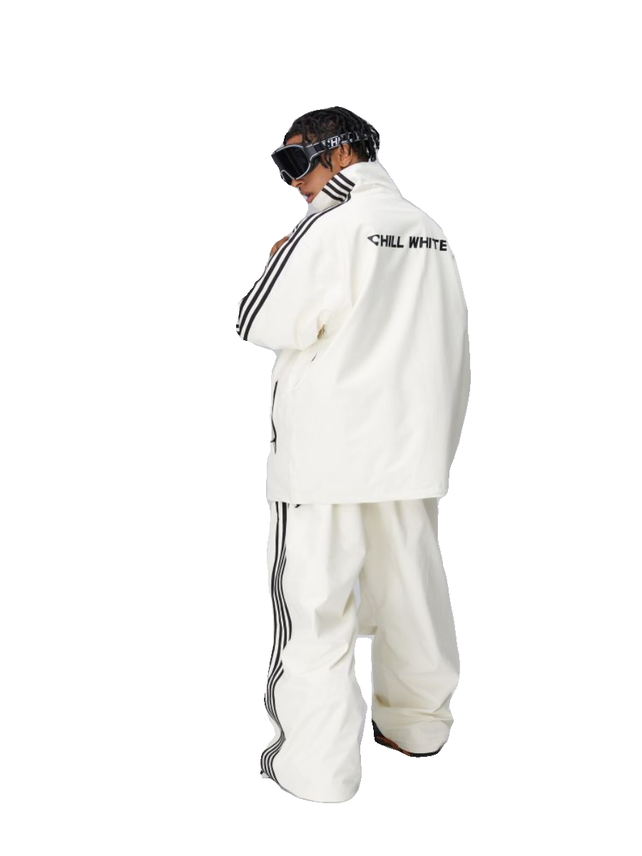 CHILLWHITE2 MALE AND FEMALE SKI SUIT SPECIALIZING IN WATERPROOF OUTDOOR UPGRADES