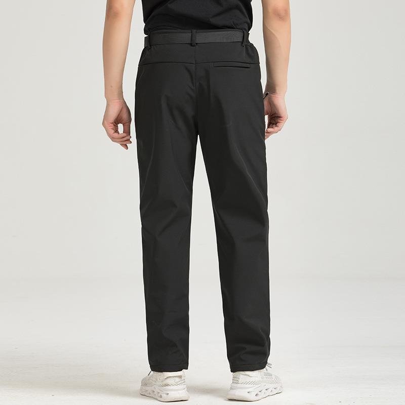 autumn and winter ' s outdoor husks, male wind-proof, water-scrambling, female complex velvet-up ski shorts