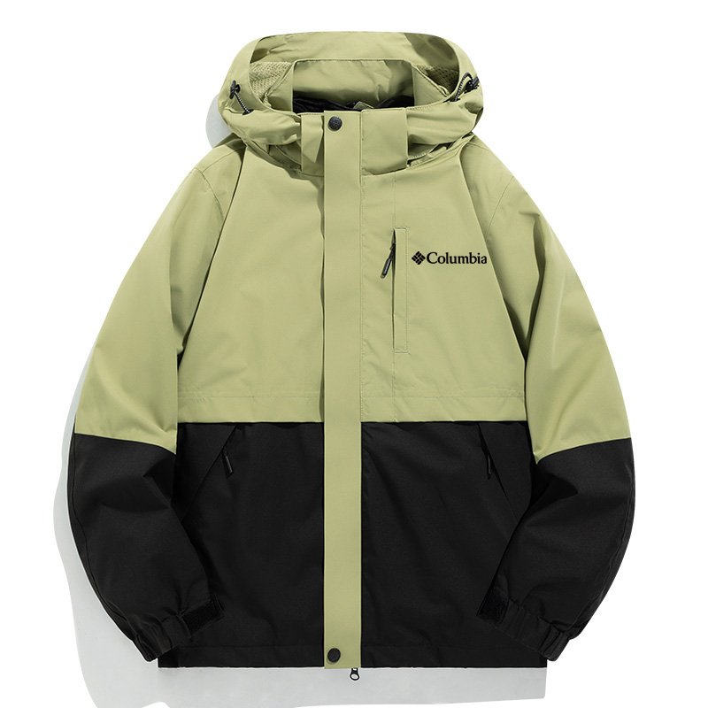 One-and-a-half of a Colombian assault suit can be removed from an outdoor camp for weather and rain-proof warm coats