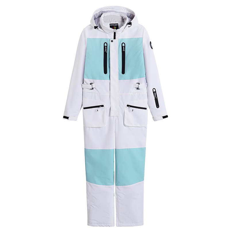 New skating suit for both men and women with a winter outdoor windproof and water-proof double-board ski suit