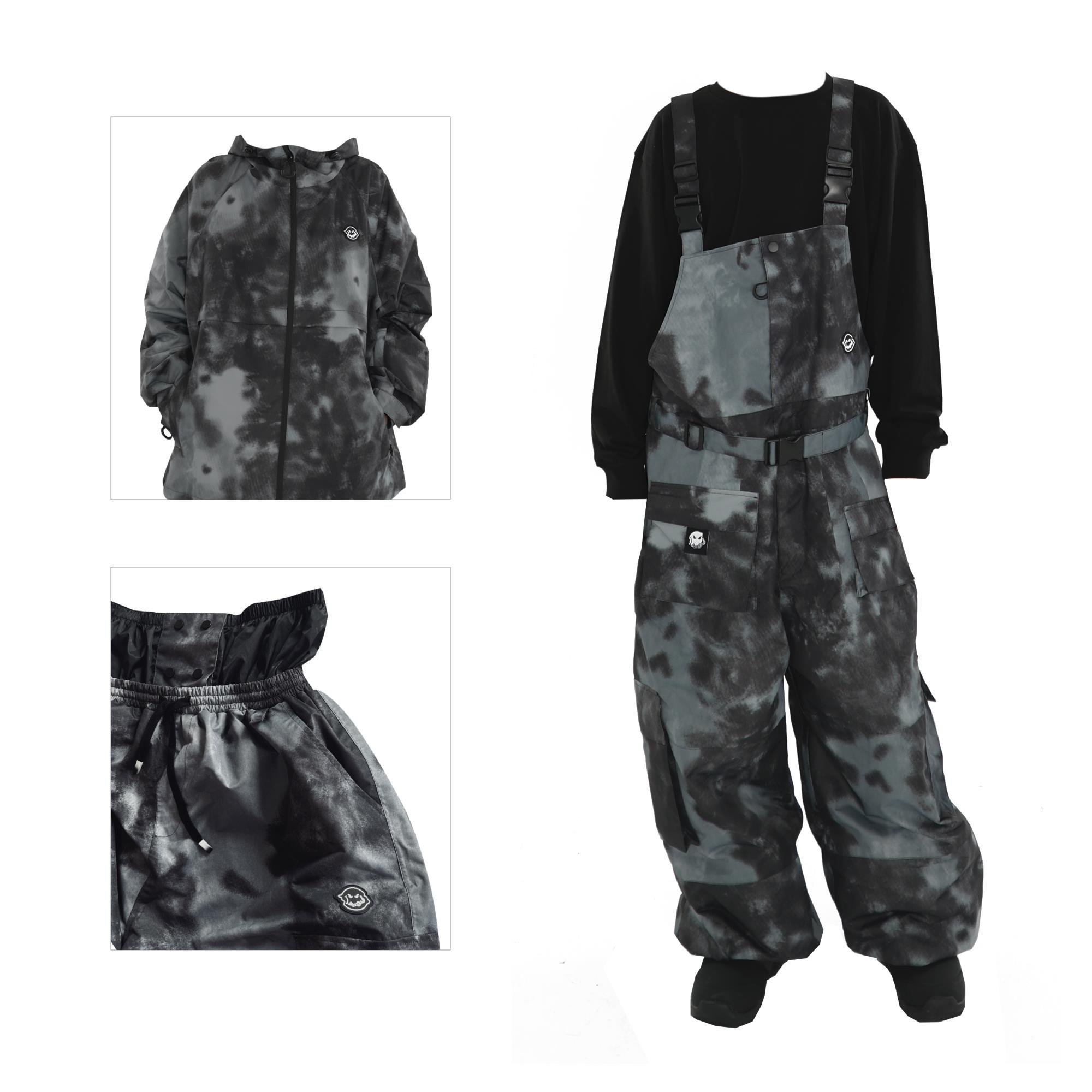 LMDSNOW WAS ORIGINALLY A DARK SKI SUIT WITH WATERPROOF PANTS AND VELVET AND VELVET