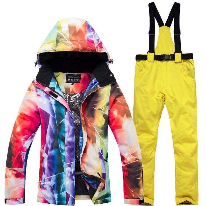 Two-boards for warm outdoor skiing